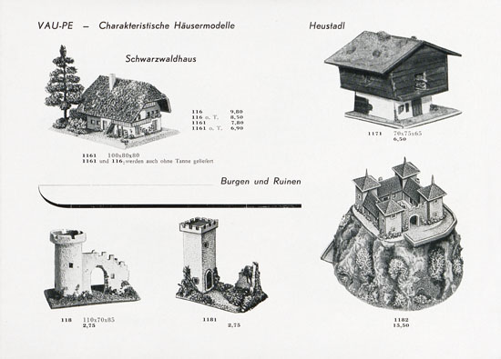 Vau-Pe Katalog 1956