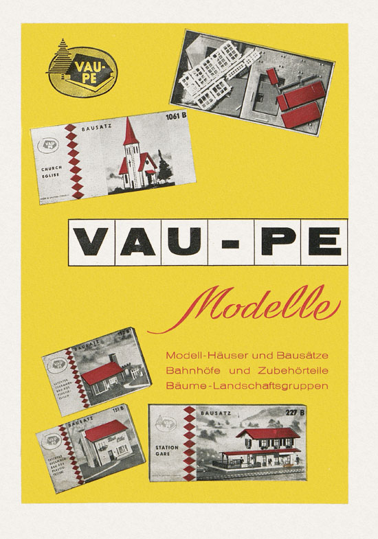 Seite 1 Vau-Pe Modellauswahl 1962