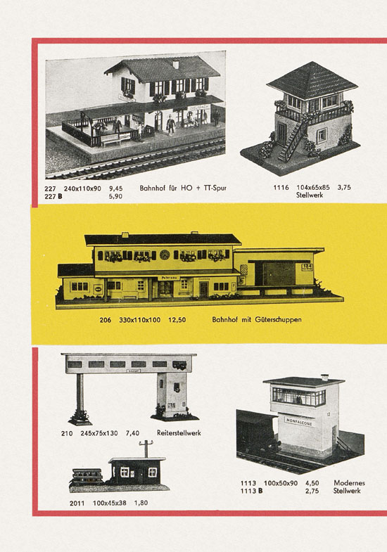 Vau-Pe Modellauswahl 1962