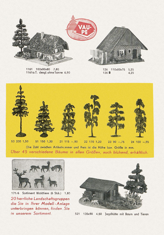 Seite 6 Vau-Pe Modellauswahl 1962