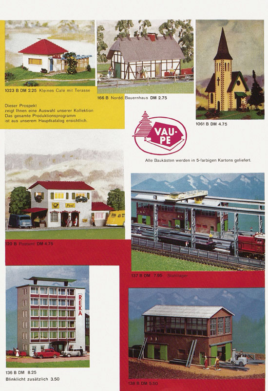 Seite 2 Vau-Pe Modellbahn-Zubehör 1965