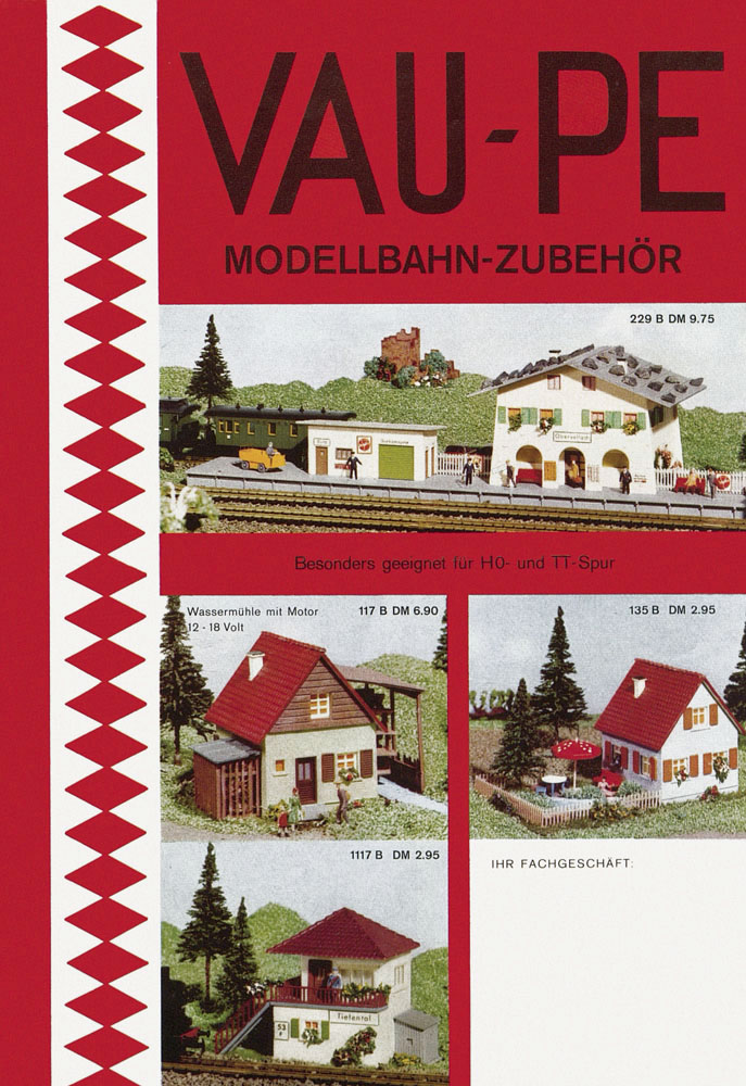 Vau-Pe Modellbahn-Zubehör 1965
