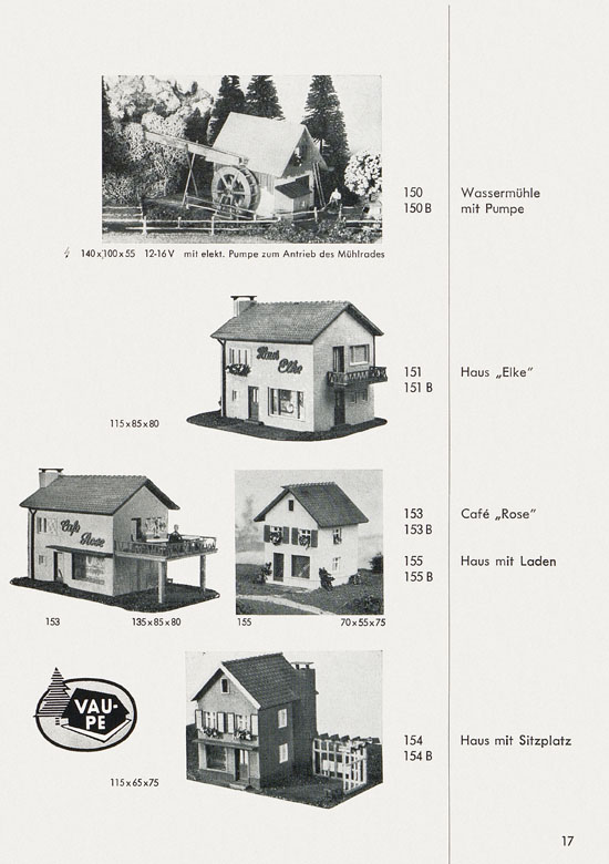 Seite 17 Vau-Pe Katalog 1967