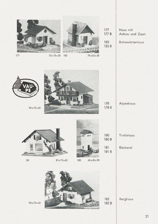 Seite 21 Vau-Pe Katalog 1967