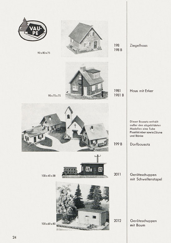 Vau-Pe Katalog 1967