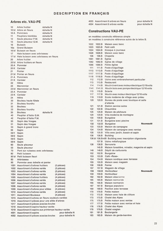 Seite 27 Vau-Pe Katalog um 1970