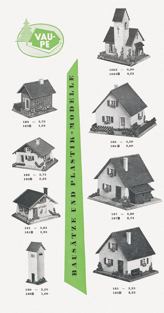 Vau-Pe Modellauswahl 1959