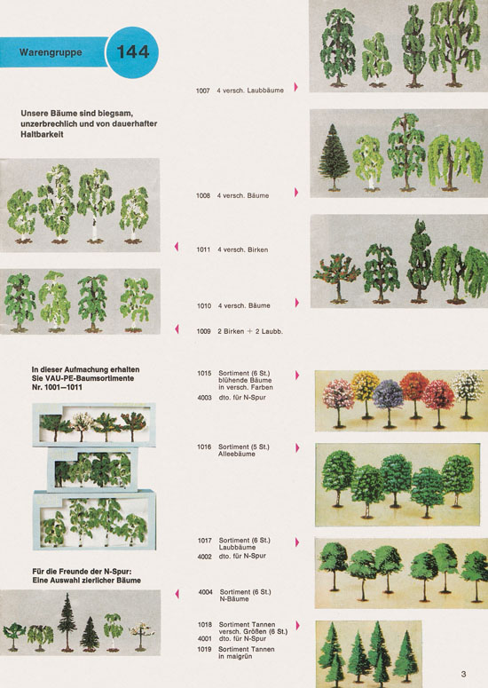 Seite 5 Vau-Pe Katalog 1973