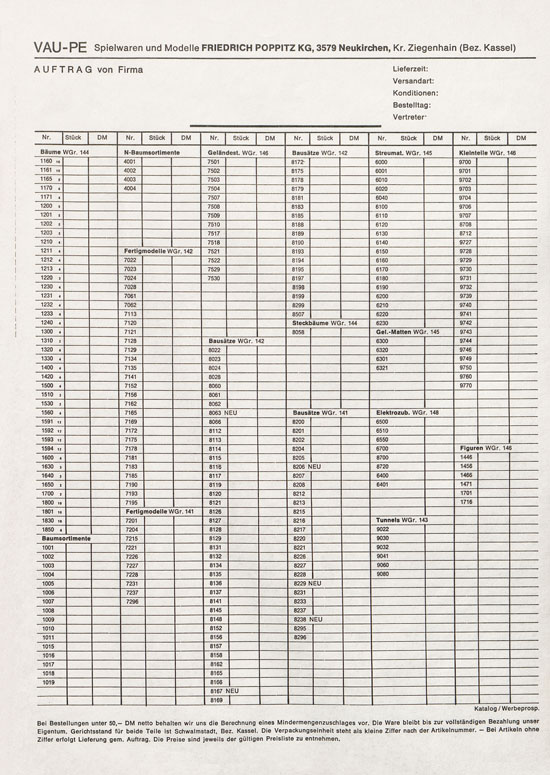Seite 27 Vau-Pe Katalog 1973