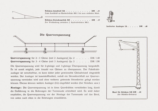 Vollmer Preisliste 1953