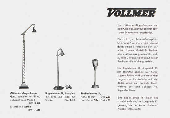 Vollmer Katalog 1954