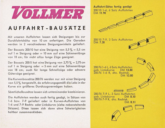 Seite 4 Vollmer Katalog 1957