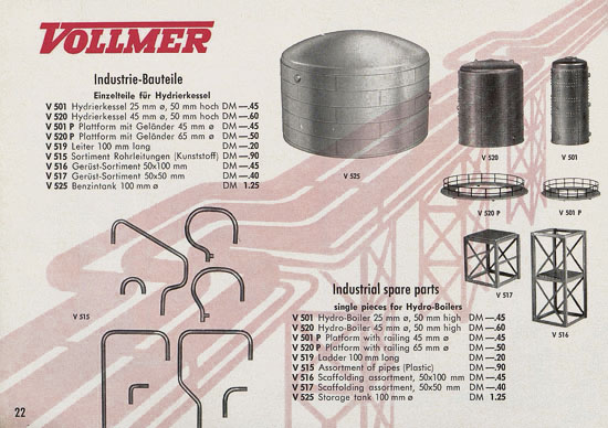 Seite 22 Vollmer Katalog 1958