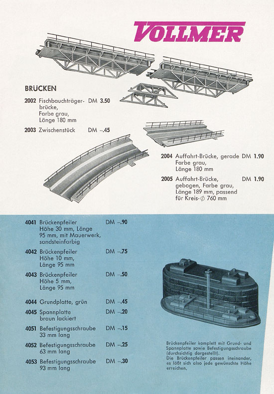 Vollmer Katalog 1960