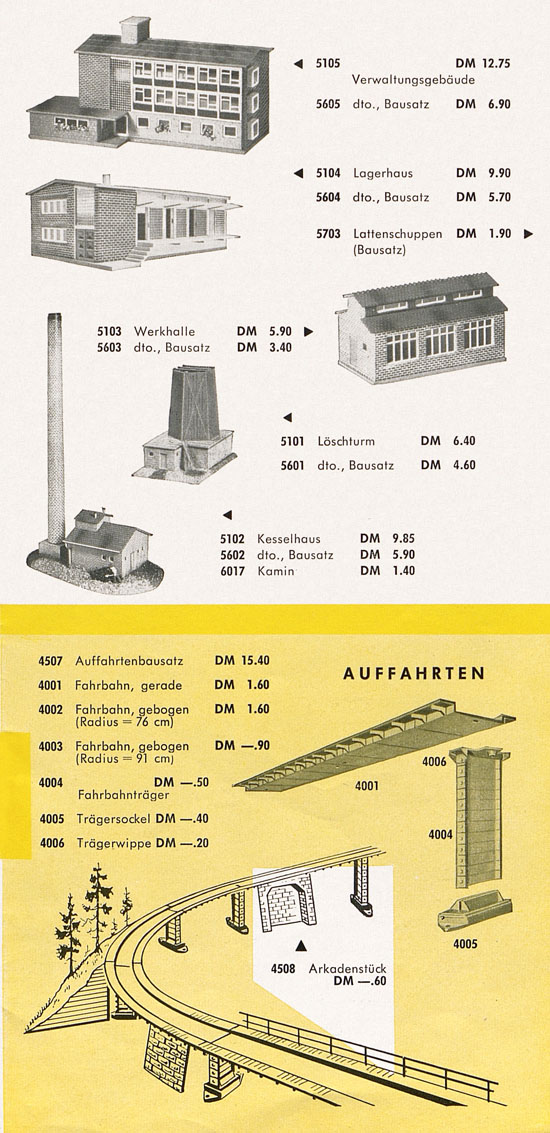 Seite 3 Vollmer Faltblatt Neuheiten 1961