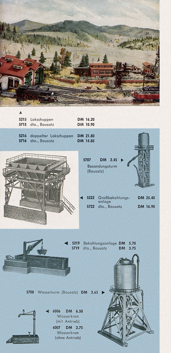 Vollmer Faltblatt Neuheiten 1961