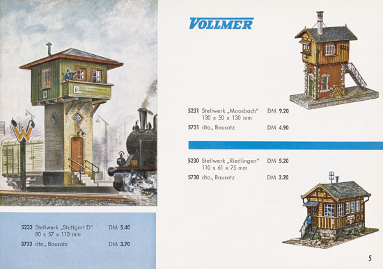 Seite 5 Vollmer Katalog 1962-1963