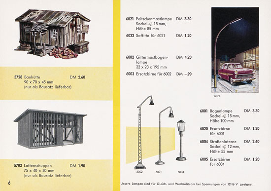 Seite 6 Vollmer Katalog 1962-1963