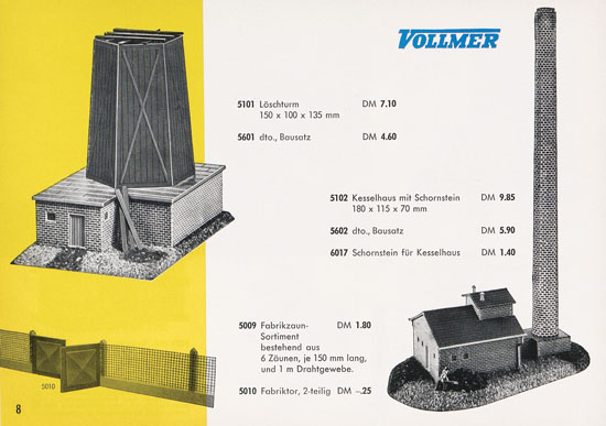 Seite 8 Vollmer Katalog 1962-1963