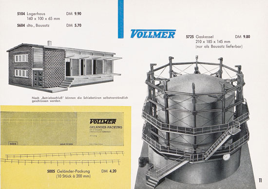 Seite 11 Vollmer Katalog 1962-1963
