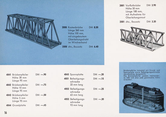 Seite 16 Vollmer Katalog 1962-1963