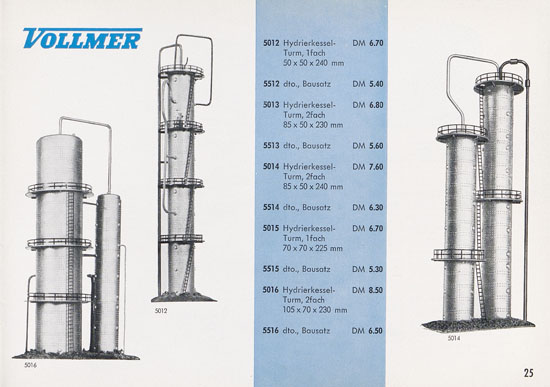 Seite 25 Vollmer Katalog 1962-1963