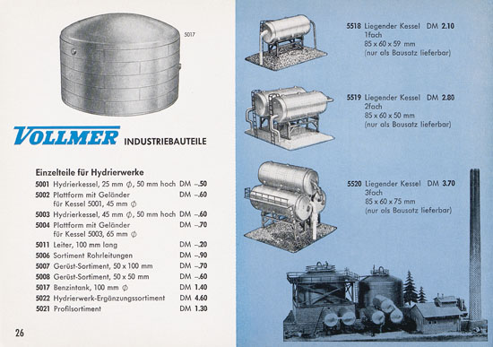 Seite 26 Vollmer Katalog 1962-1963