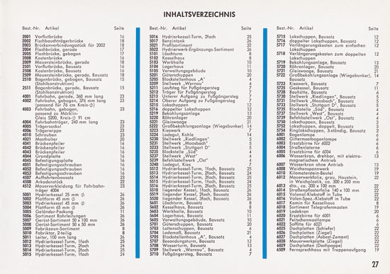 Seite 27 Vollmer Katalog 1962-1963