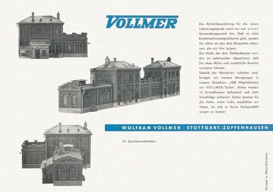 Vollmer Katalog 1963-1964