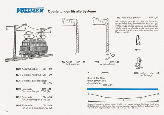 Seite 24 Vollmer Katalog 1964-1965