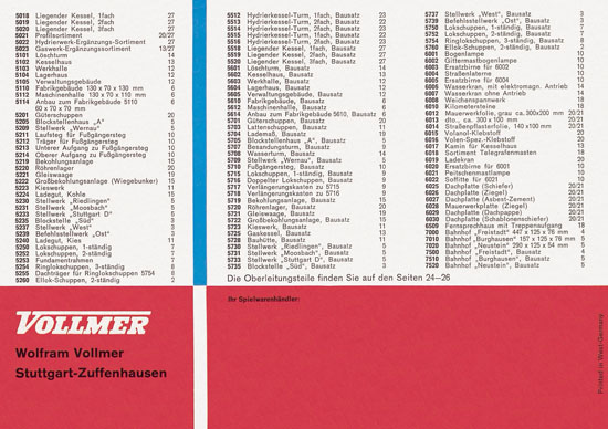 Seite 28 Vollmer Katalog 1964-1965