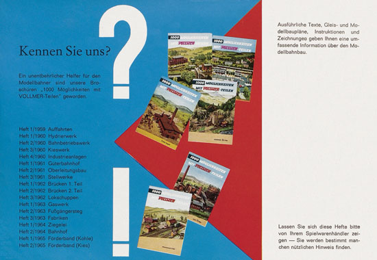 Seite 2 Vollmer Katalog 1966-1967