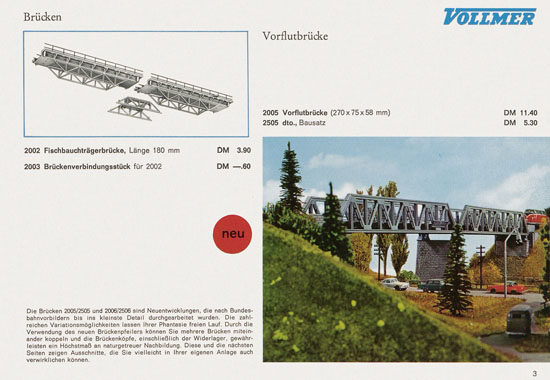 Seite 3 Vollmer Katalog 1966-1967