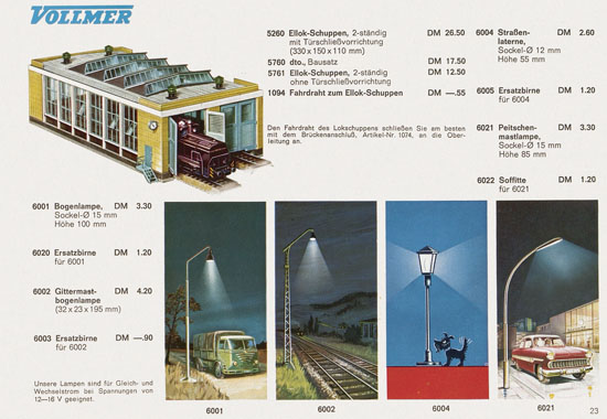 Seite 23 Vollmer Katalog 1966-1967