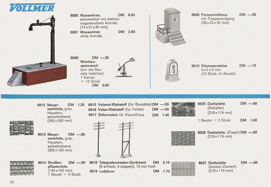 Seite 24 Vollmer Katalog 1966-1967