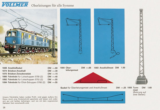 Seite 28 Vollmer Katalog 1966-1967
