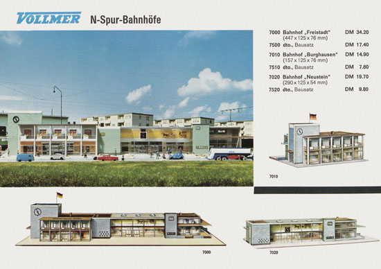 Seite 2 Vollmer Katalog Spur N 1967-68
