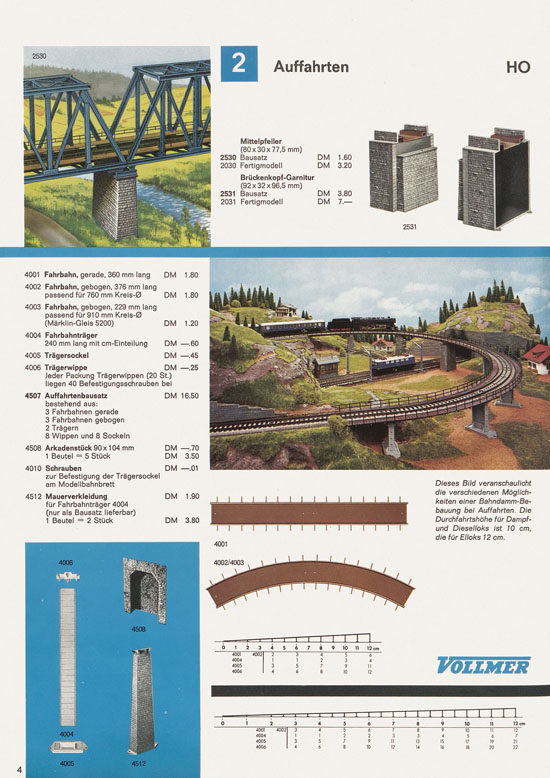 Seite 4 Vollmer Katalog 1968-1969