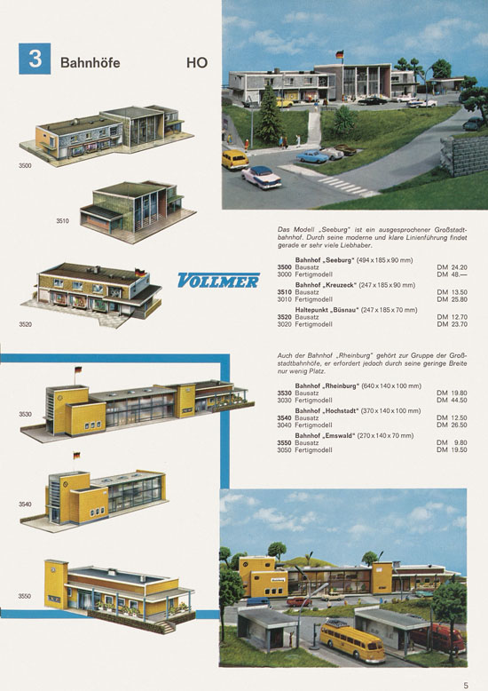 Seite 5 Vollmer Katalog 1968-1969
