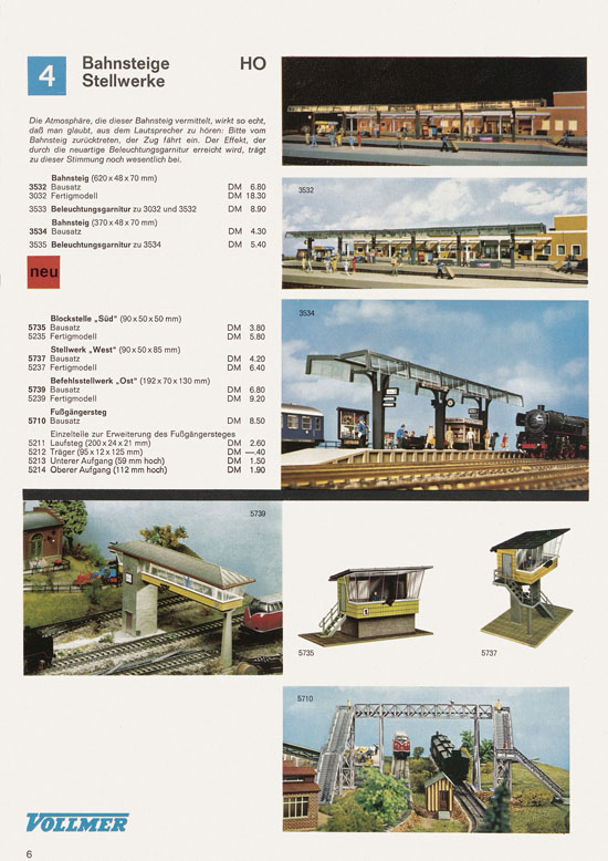 Seite 6 Vollmer Katalog 1968-1969