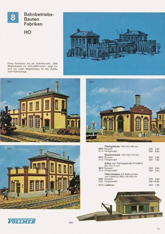 Seite 11 Vollmer Katalog 1968-1969