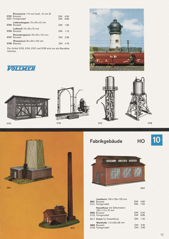 Seite 13 Vollmer Katalog 1968-1969