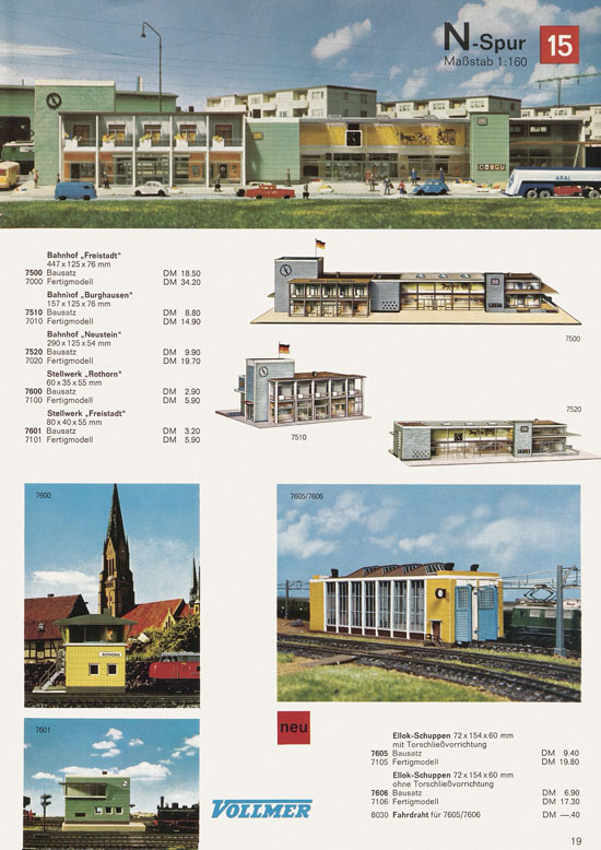 Seite 19 Vollmer Katalog 1968-1969