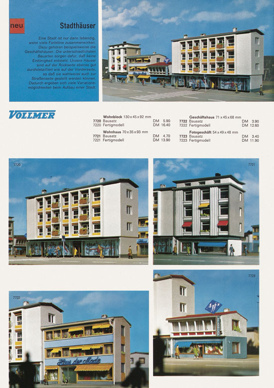 Seite 20 Vollmer Katalog 1968-1969