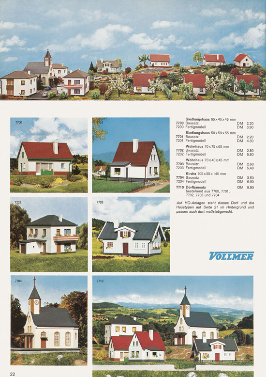 Seite 22 Vollmer Katalog 1968-1969