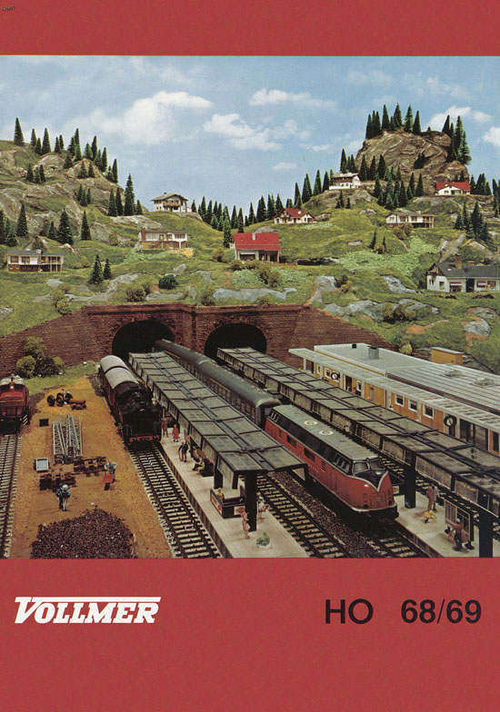 Seite 1 Vollmer Faltblatt H0 Neuheiten 1968-1969