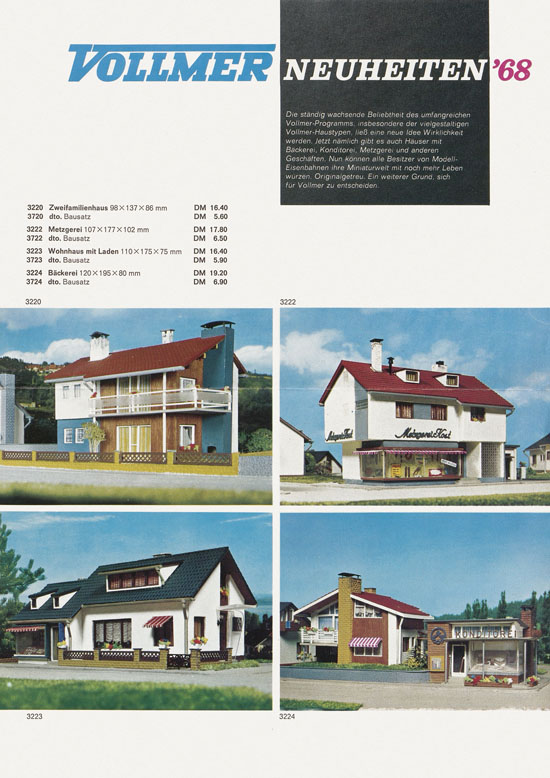 Seite 1 Vollmer Neuheiten 1968