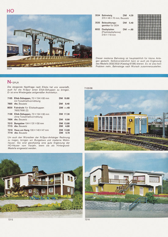 Seite 2 Vollmer Neuheiten 1968