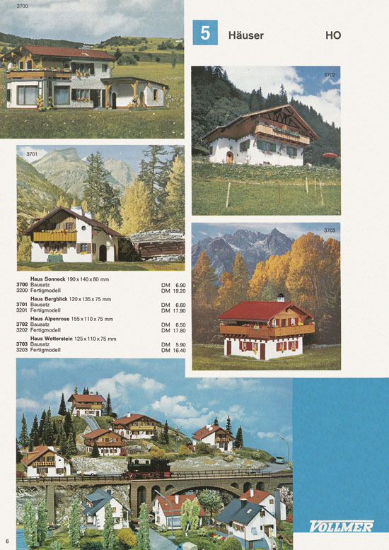 Seite 6 Vollmer Katalog 1969-1970