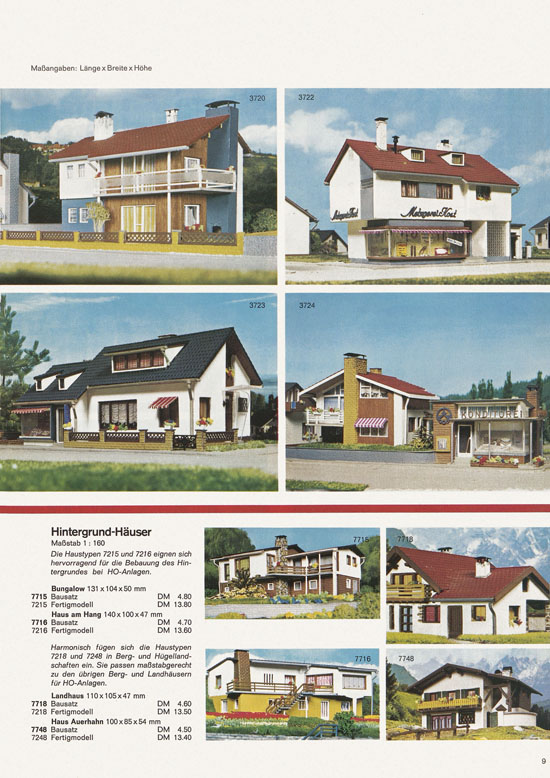Seite 9 Vollmer Katalog 1969-1970